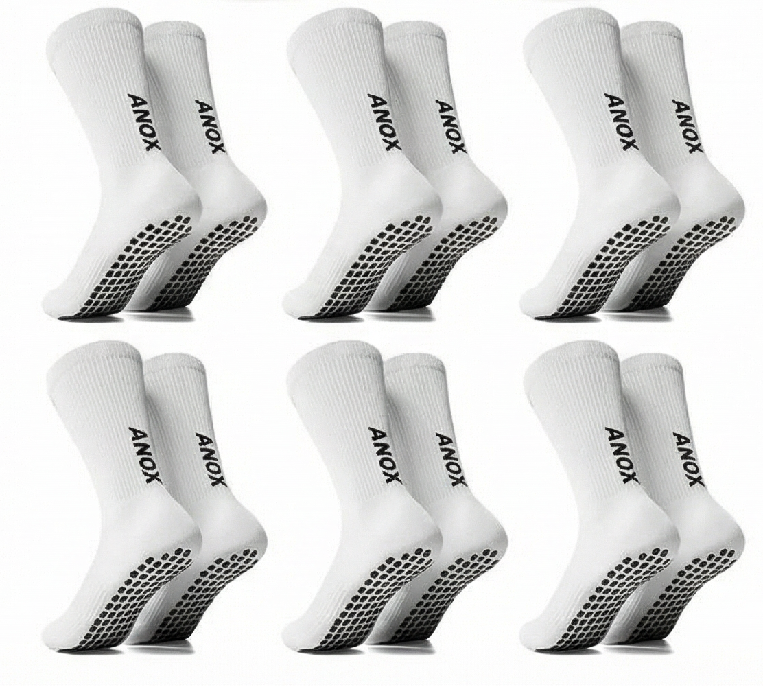 6-Pack Pro Grip Socks